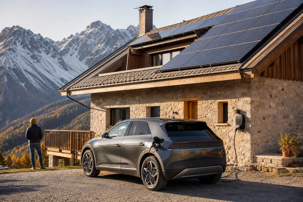 Recharge de voiture électrique à Briançon : rouler au soleil de le Briançonnais