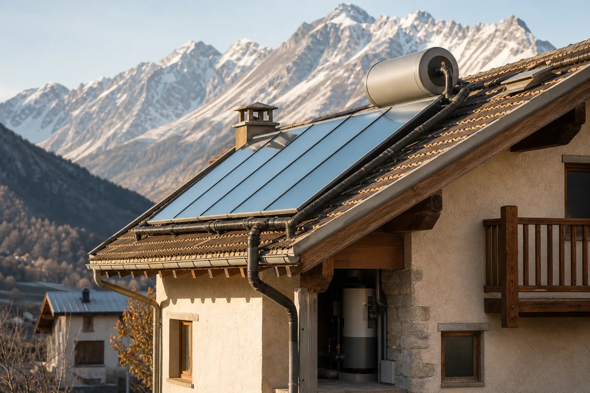 Chauffe-eau solaire à Briançon