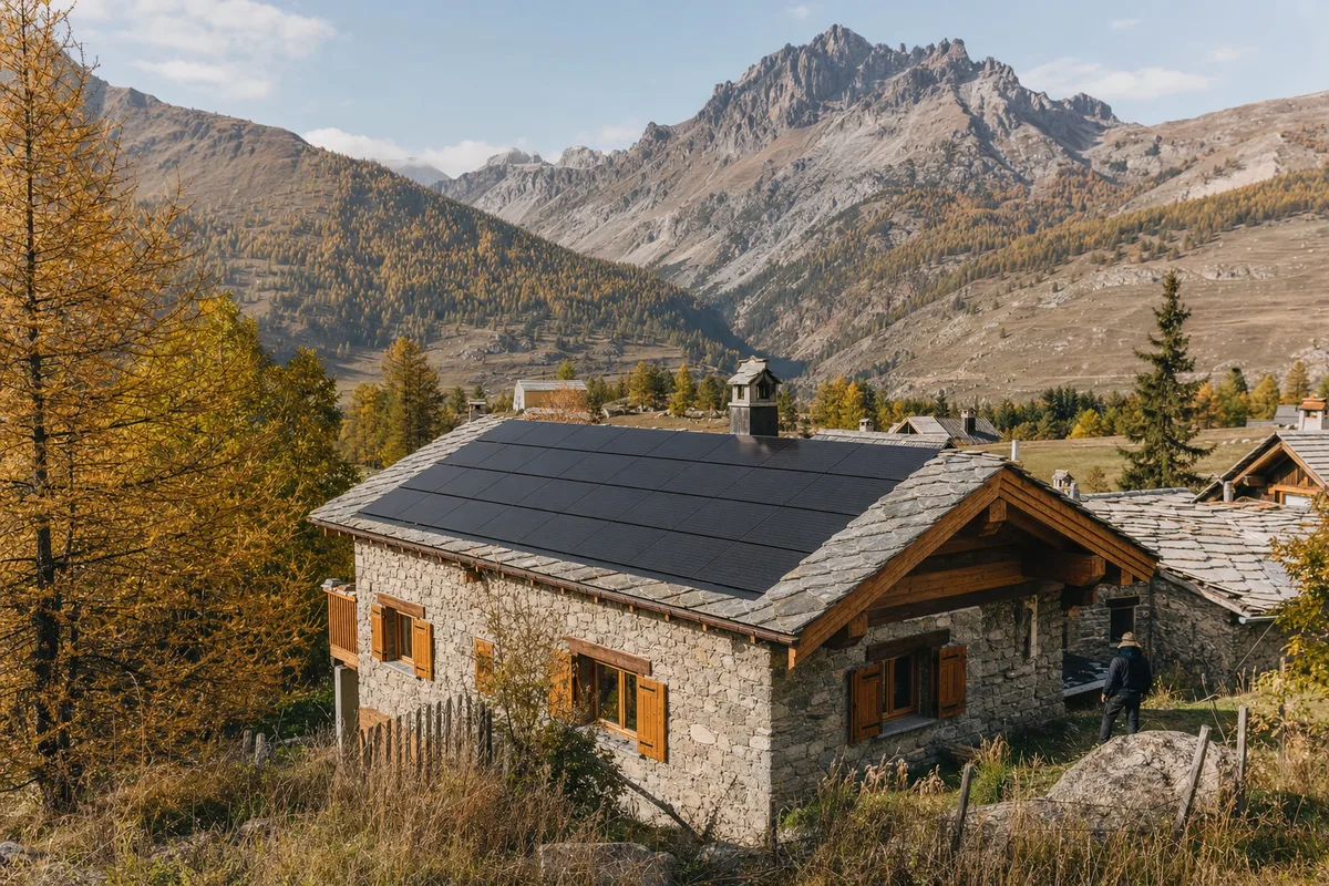 Panneau solaire Névache (05100) : installation photovoltaïque